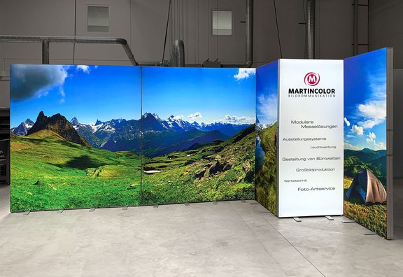 LED Messestand - ALU LightUp