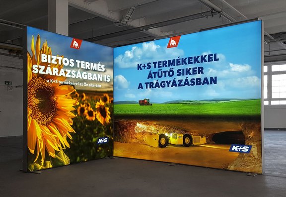 LED Messestand - ALU STAR - K+S Minerals and Agriculture GmbH