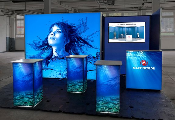 LED Messestand - OCTAlumina