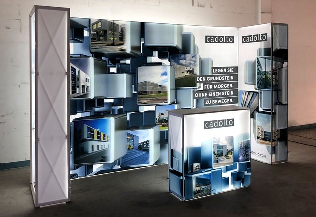 LED exhibition stand - GRID Lightbox - Cadolto Modulbau GmbH LED exhibition stand - GRID Lightbox - Cadolto Modulbau GmbH