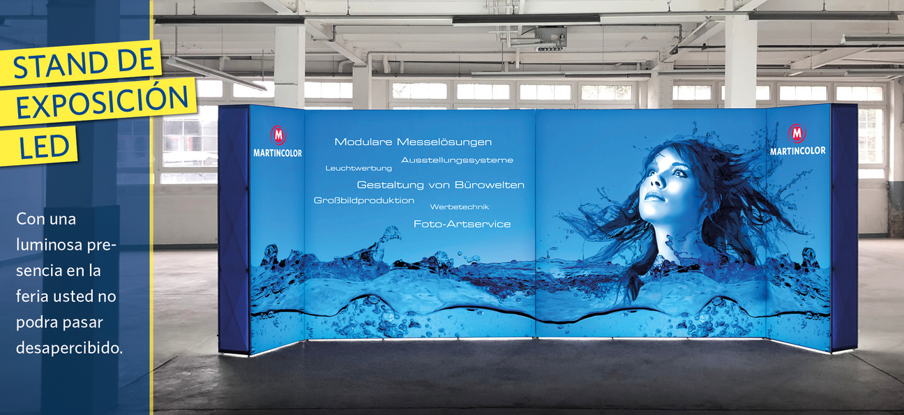 Stand de exposición LED, asesoramiento y compra Stand de exposición LED, asesoramiento y compra